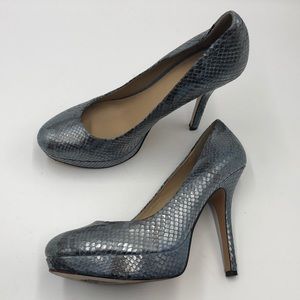 Joan & David Snakeskin Leather Pump